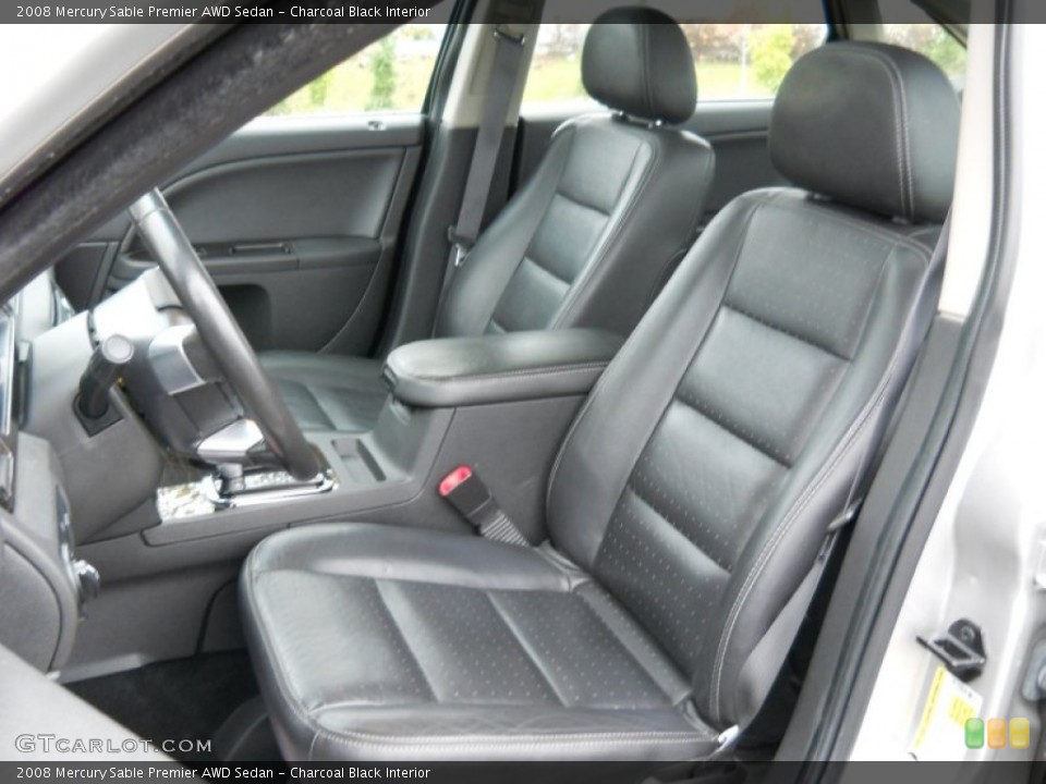 Charcoal Black Interior Photo for the 2008 Mercury Sable Premier AWD Sedan #55905142