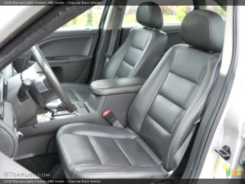 Charcoal Black 2008 Mercury Sable Interiors