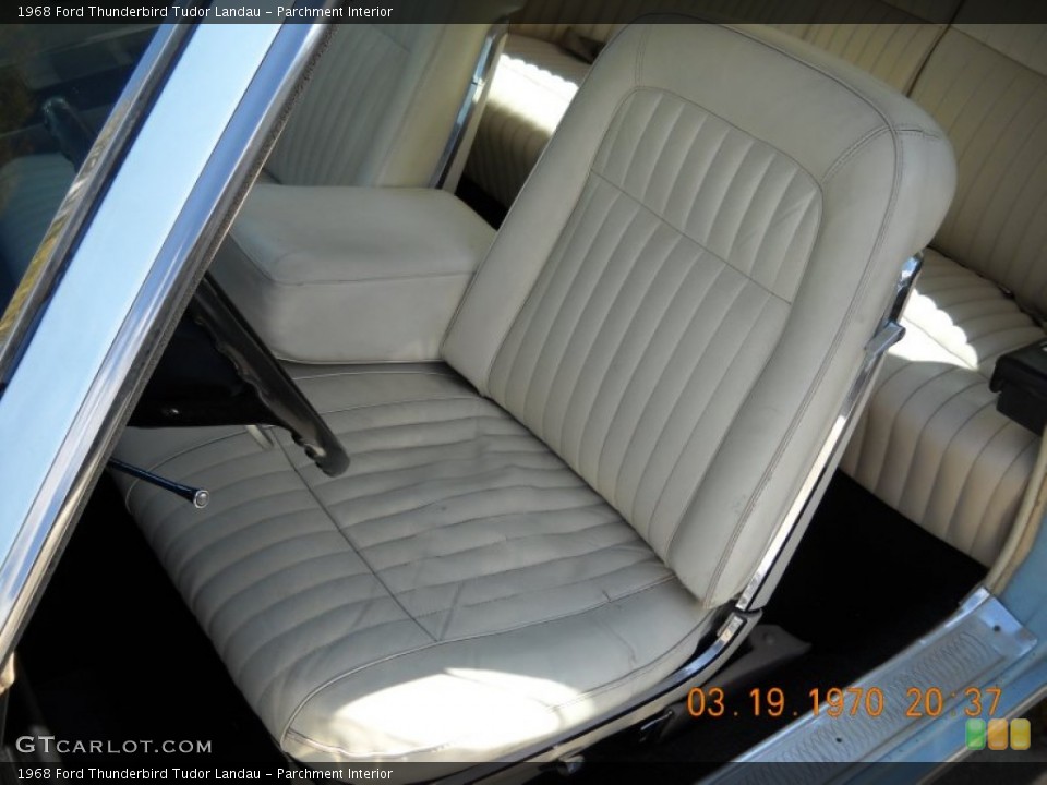 Parchment Interior Photo for the 1968 Ford Thunderbird Tudor Landau #55905298