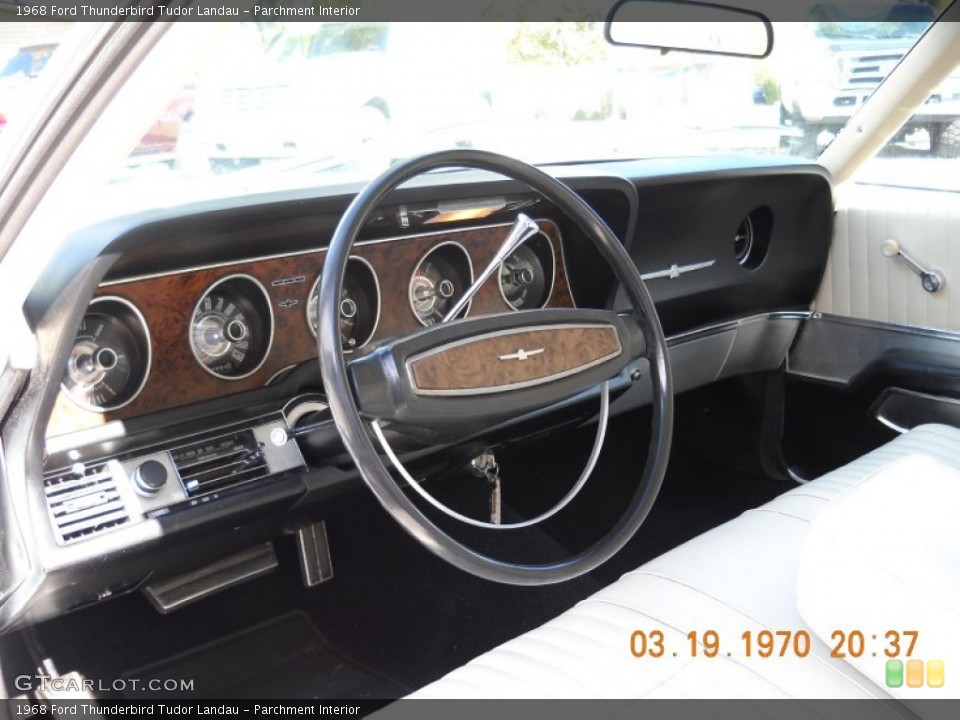 Parchment Interior Dashboard for the 1968 Ford Thunderbird Tudor Landau #55905307