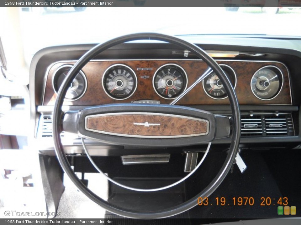 Parchment Interior Steering Wheel for the 1968 Ford Thunderbird Tudor Landau #55905313