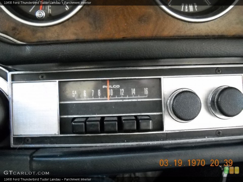 Parchment Interior Audio System for the 1968 Ford Thunderbird Tudor Landau #55905343
