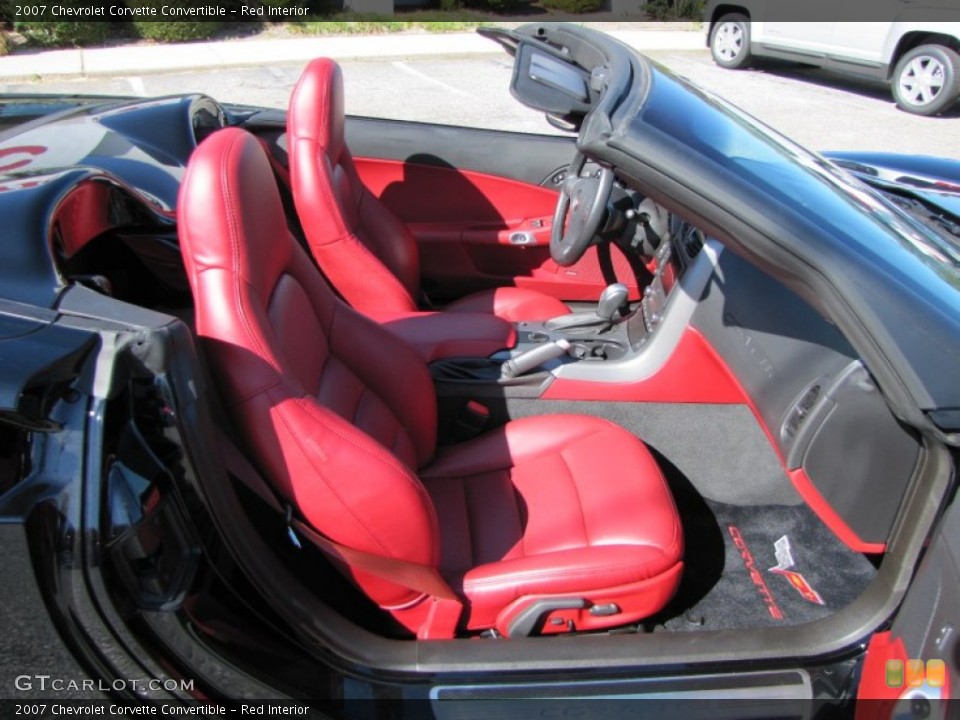 Red 2007 Chevrolet Corvette Interiors