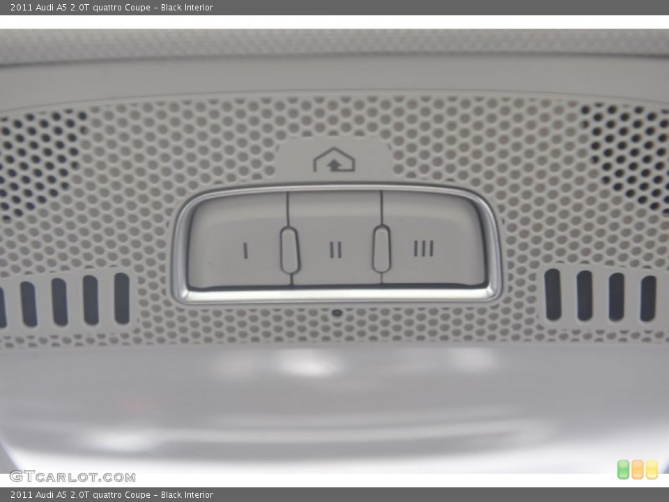 Black Interior Controls for the 2011 Audi A5 2.0T quattro Coupe #55909179