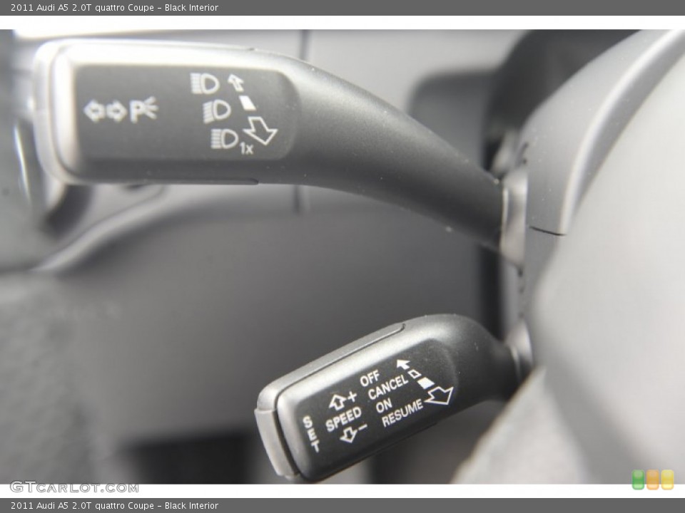 Black Interior Controls for the 2011 Audi A5 2.0T quattro Coupe #55909319
