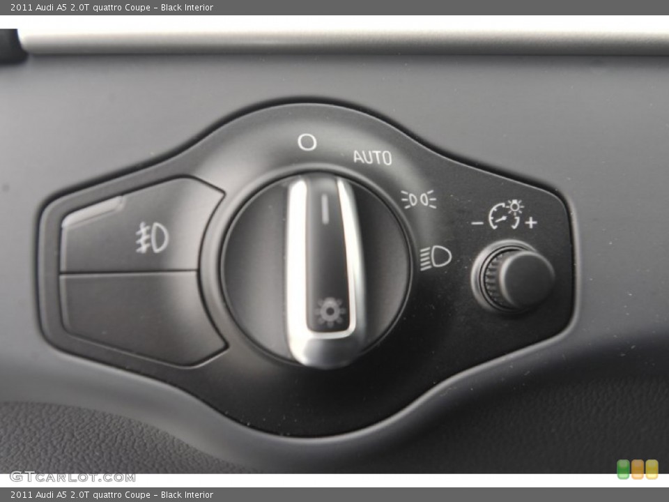 Black Interior Controls for the 2011 Audi A5 2.0T quattro Coupe #55909326