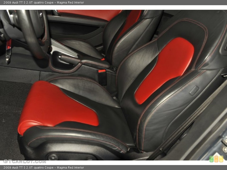 Magma Red Interior Photo for the 2009 Audi TT S 2.0T quattro Coupe #55909701