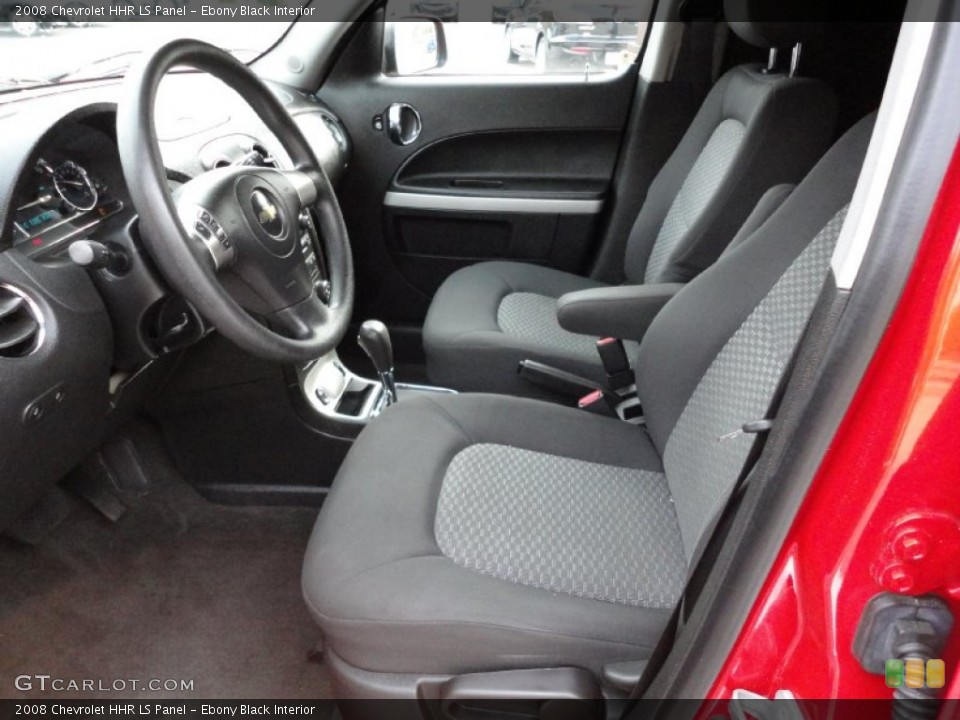 Ebony Black Interior Photo for the 2008 Chevrolet HHR LS Panel #55909731