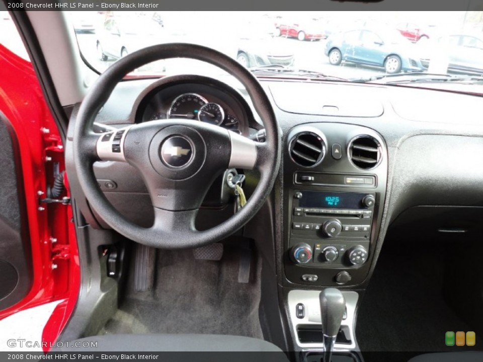 Ebony Black Interior Dashboard for the 2008 Chevrolet HHR LS Panel #55909749