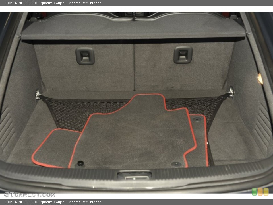 Magma Red Interior Trunk for the 2009 Audi TT S 2.0T quattro Coupe #55909899