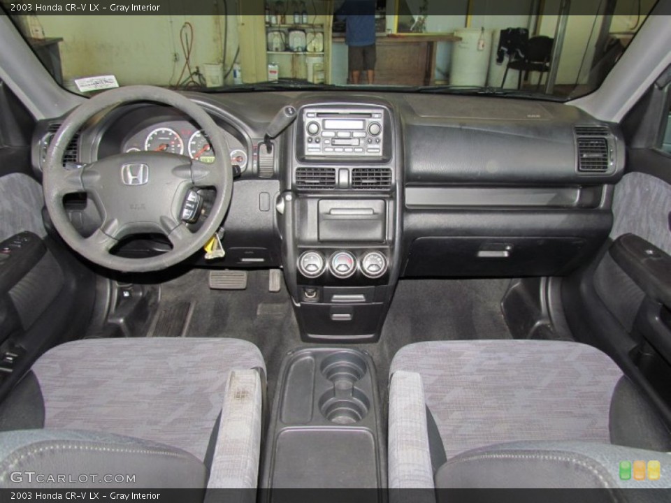 Gray Interior Dashboard for the 2003 Honda CR-V LX #55909983