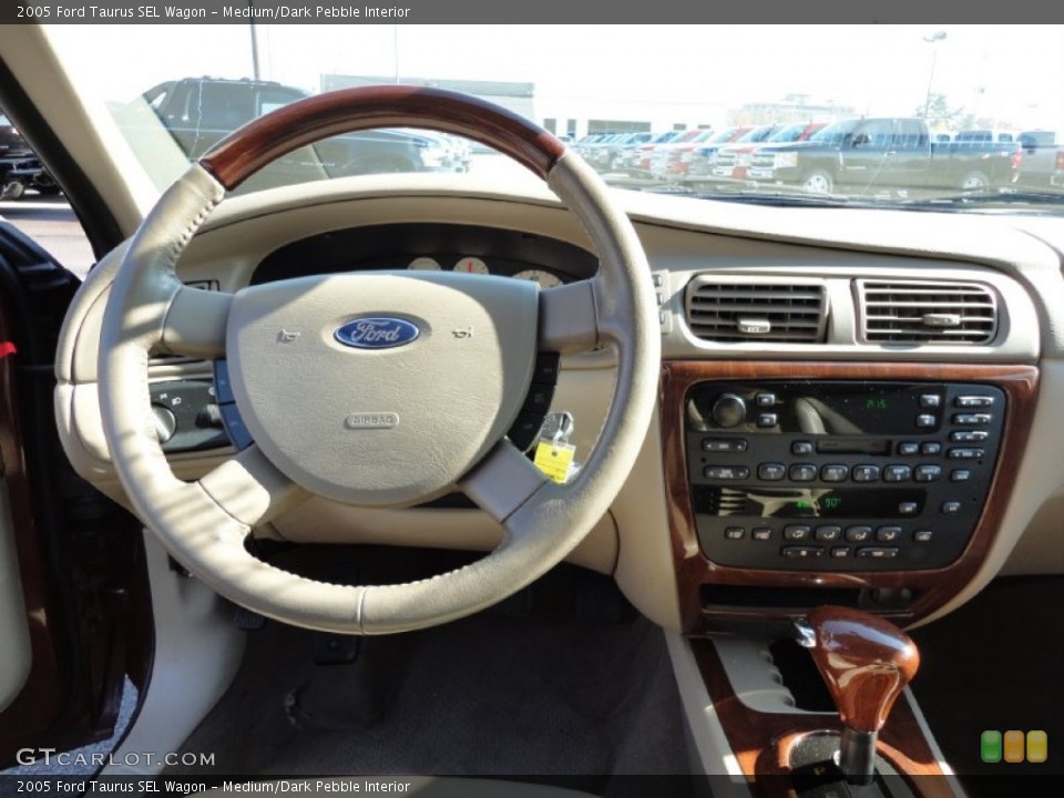 Medium/Dark Pebble Interior Dashboard for the 2005 Ford Taurus SEL Wagon #55910544