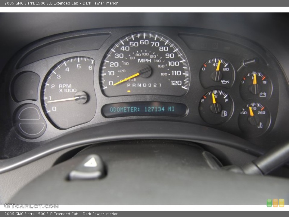 Dark Pewter Interior Gauges for the 2006 GMC Sierra 1500 SLE Extended Cab #55911132