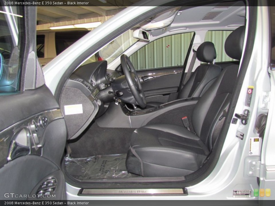 Black Interior Photo for the 2008 Mercedes-Benz E 350 Sedan #55911936