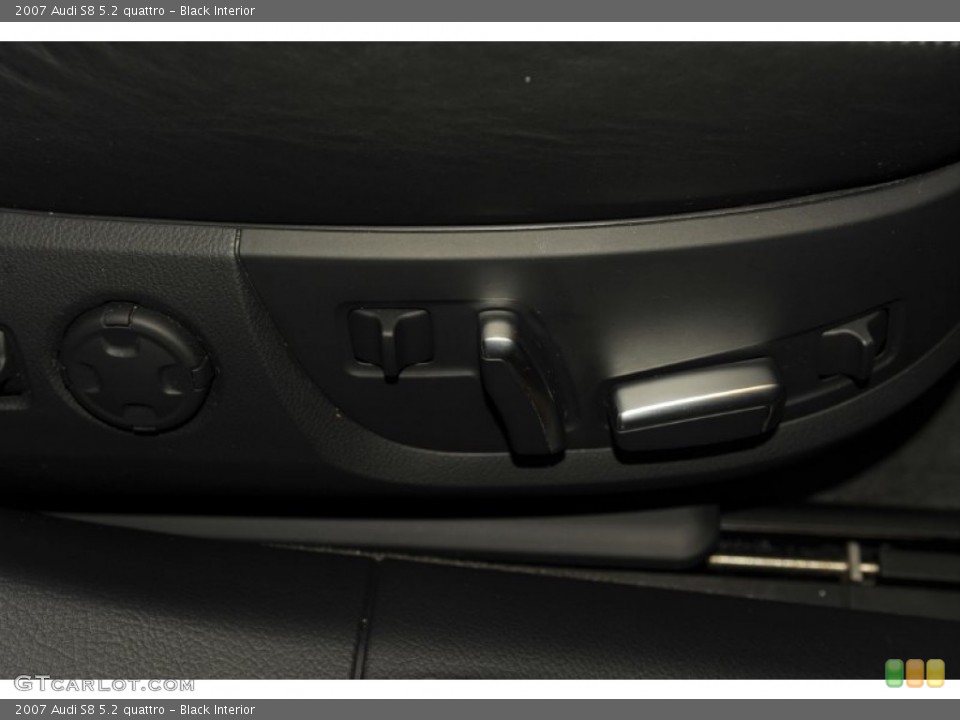 Black Interior Controls for the 2007 Audi S8 5.2 quattro #55911951