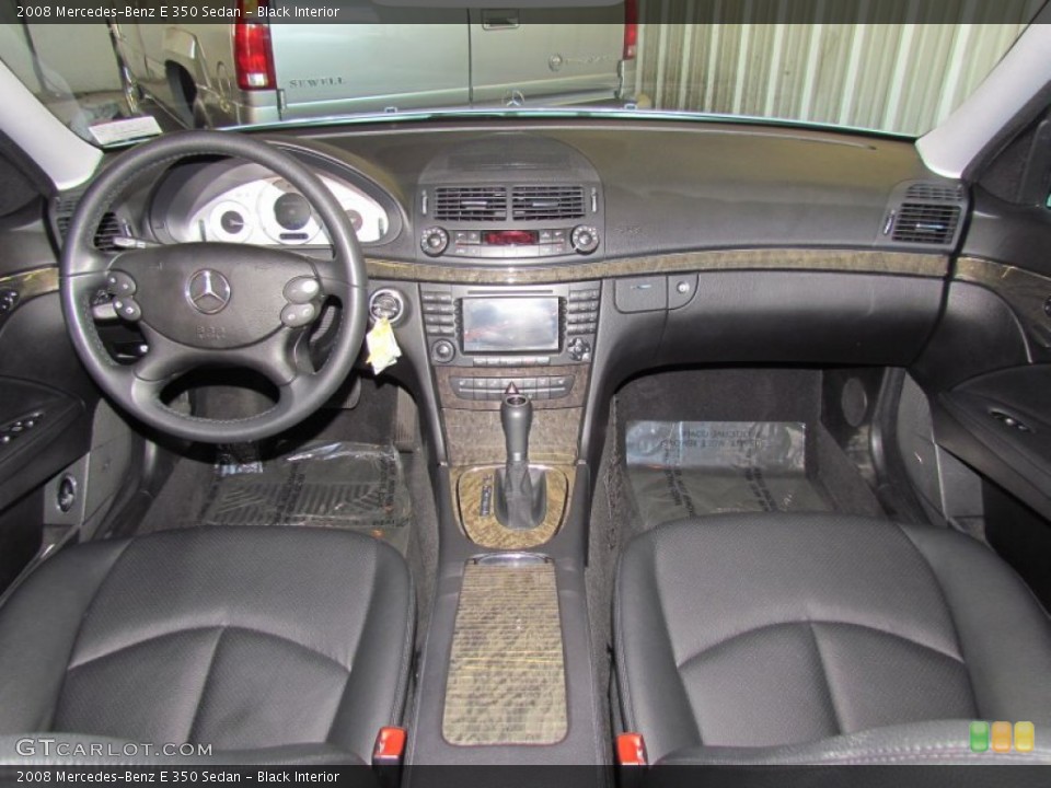 Black Interior Dashboard for the 2008 Mercedes-Benz E 350 Sedan #55911987