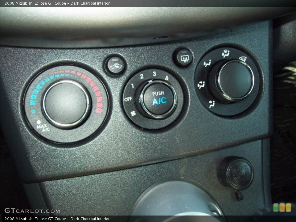 Dark Charcoal Interior Controls for the 2008 Mitsubishi Eclipse GT Coupe #55912308