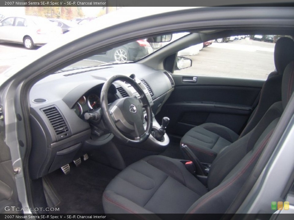 SE-R Charcoal Interior Photo for the 2007 Nissan Sentra SE-R Spec V #55914594