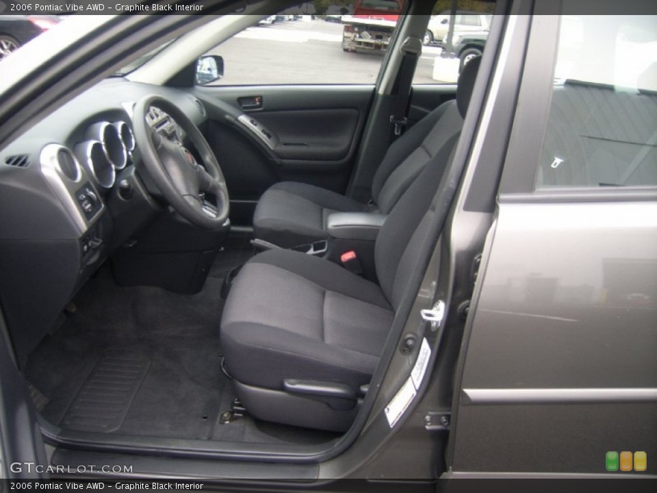 Graphite Black Interior Photo for the 2006 Pontiac Vibe AWD #55915416