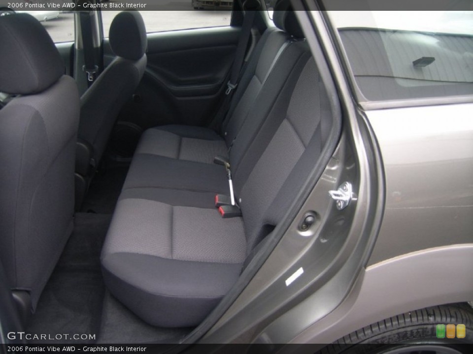 Graphite Black Interior Photo for the 2006 Pontiac Vibe AWD #55915425