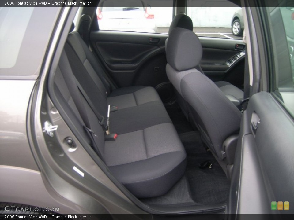 Graphite Black Interior Photo for the 2006 Pontiac Vibe AWD #55915443