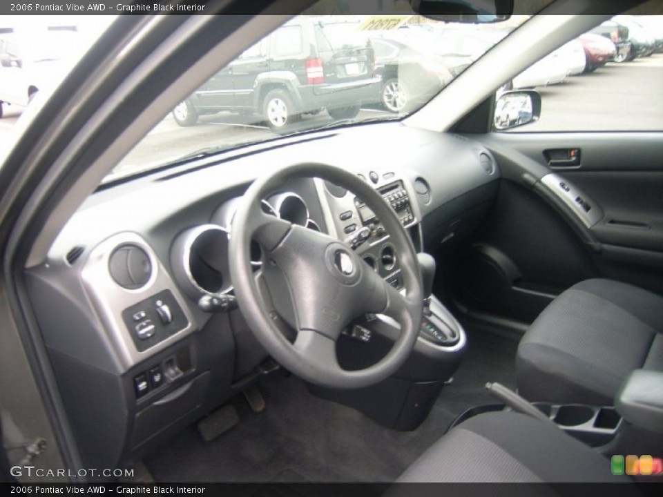 Graphite Black Interior Photo for the 2006 Pontiac Vibe AWD #55915499