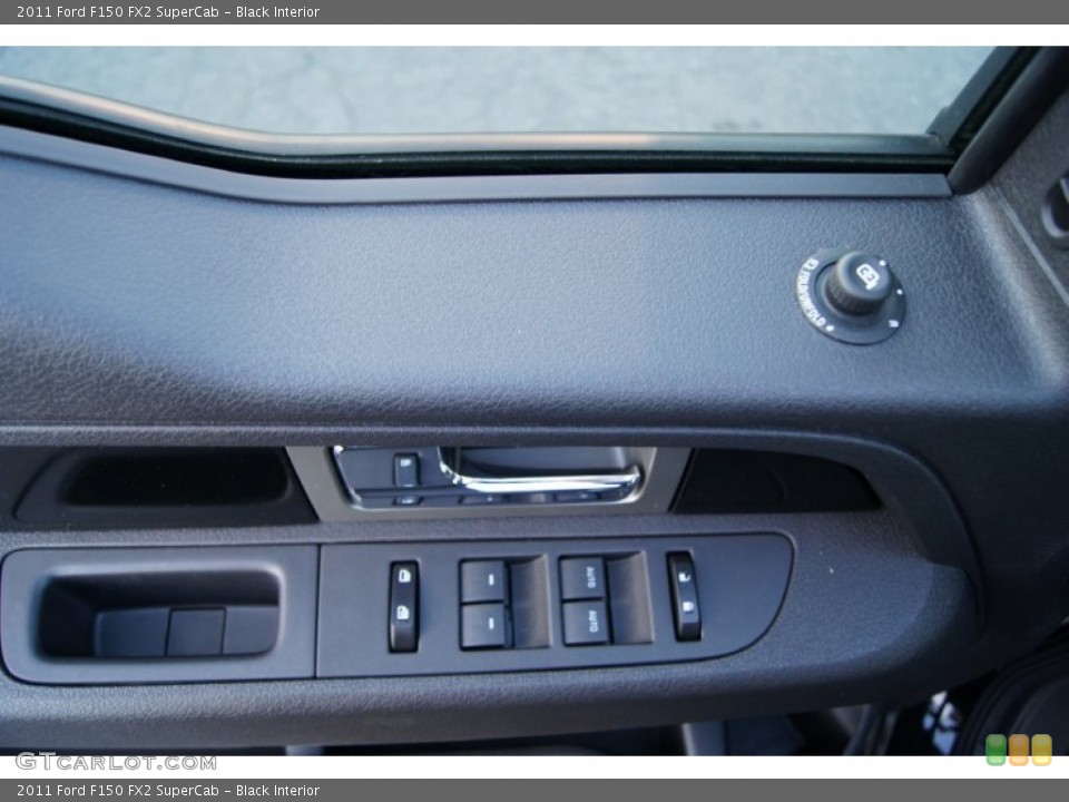 Black Interior Controls for the 2011 Ford F150 FX2 SuperCab #55916028