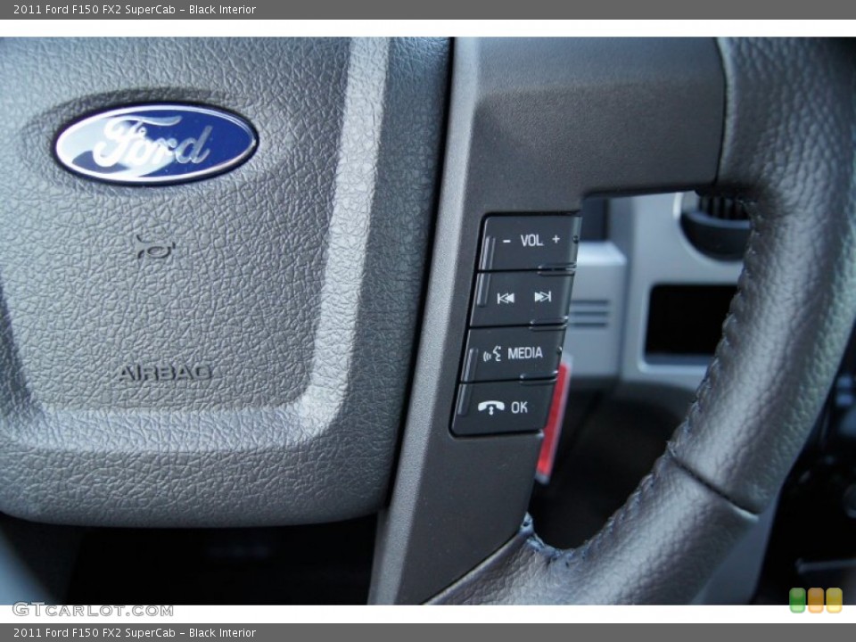 Black Interior Controls for the 2011 Ford F150 FX2 SuperCab #55916073