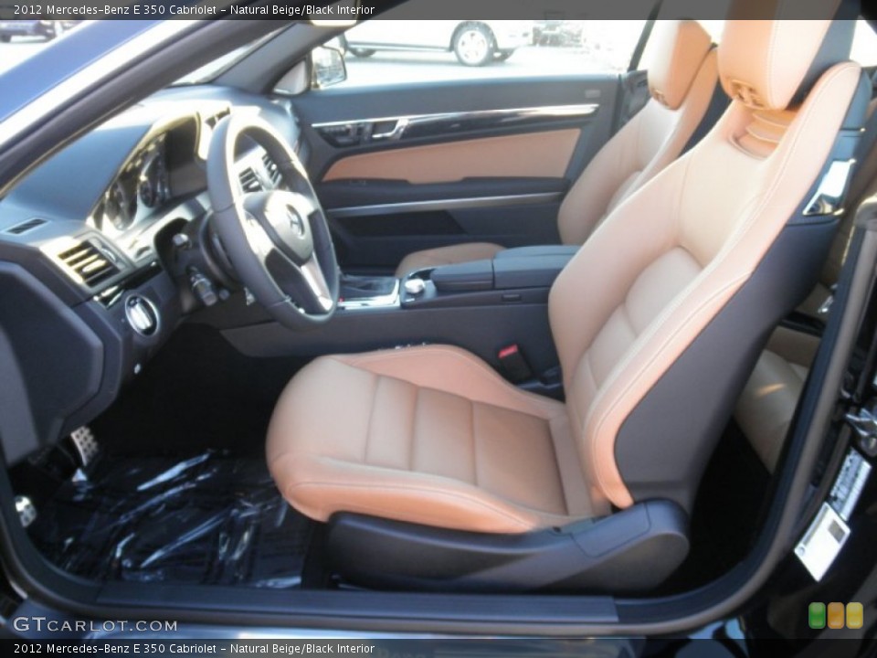 Natural Beige/Black Interior Photo for the 2012 Mercedes-Benz E 350 Cabriolet #55917402