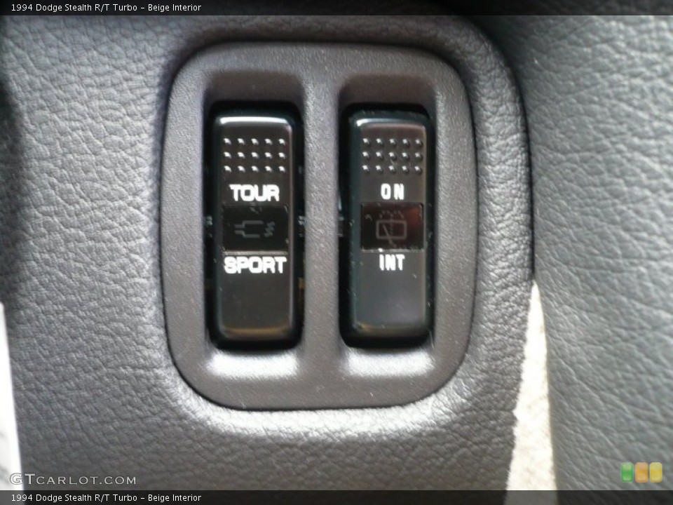 Beige Interior Controls for the 1994 Dodge Stealth R/T Turbo #55919160