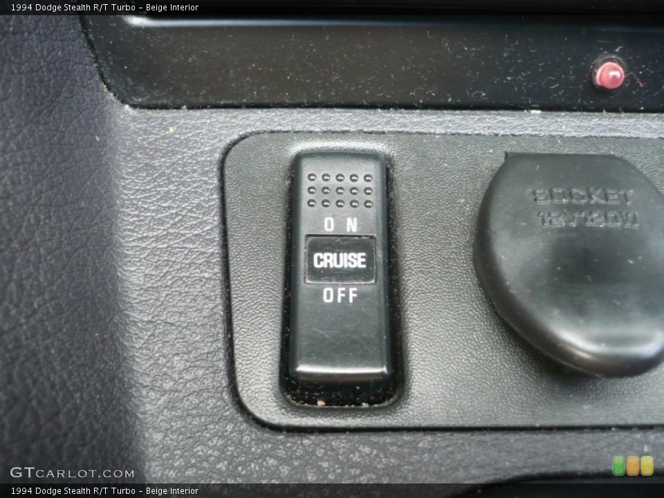 Beige Interior Controls for the 1994 Dodge Stealth R/T Turbo #55919187