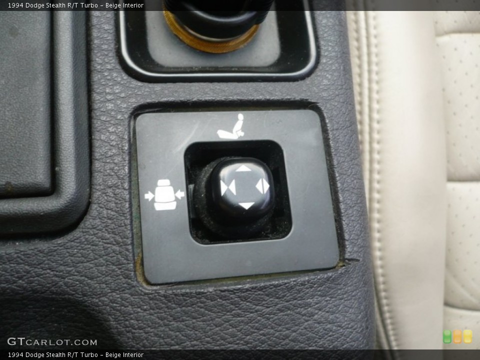 Beige Interior Controls for the 1994 Dodge Stealth R/T Turbo #55919196