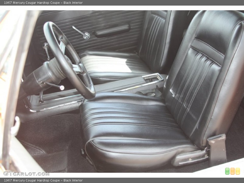 Black Interior Photo for the 1967 Mercury Cougar Hardtop Coupe #55919925