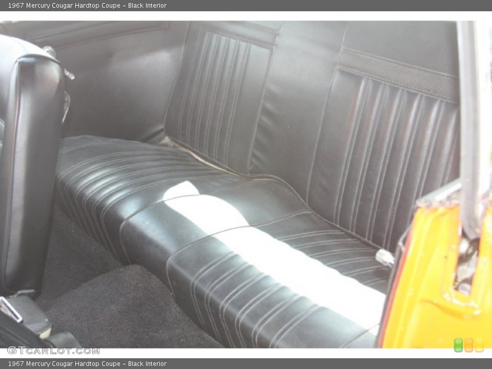 Black Interior Photo for the 1967 Mercury Cougar Hardtop Coupe #55919934