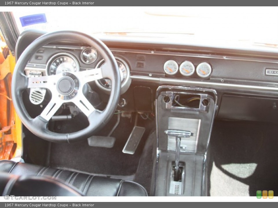 Black Interior Dashboard for the 1967 Mercury Cougar Hardtop Coupe #55920015