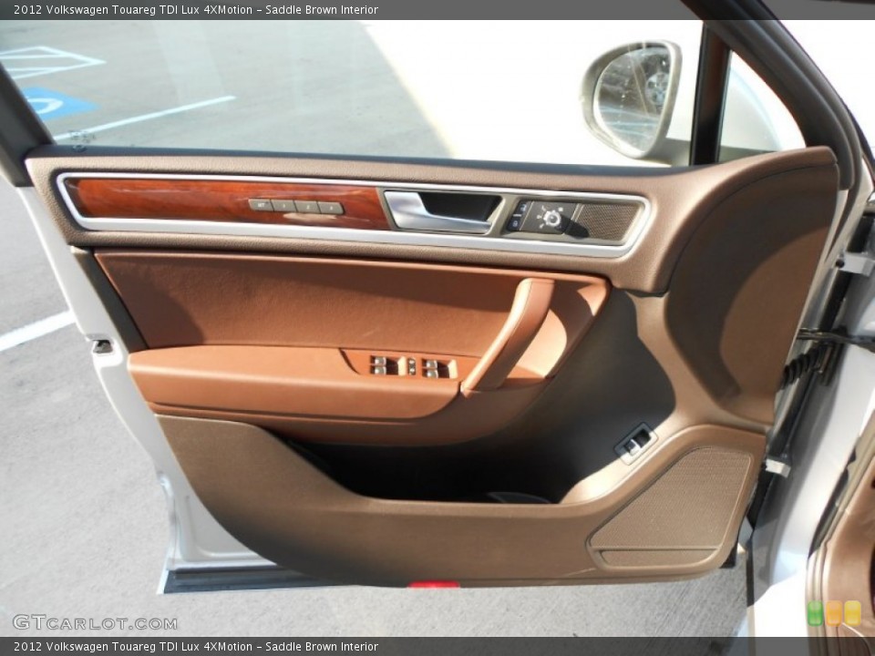 Saddle Brown Interior Door Panel for the 2012 Volkswagen Touareg TDI Lux 4XMotion #55921068