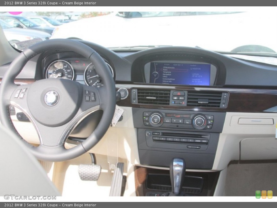 Cream Beige Interior Dashboard for the 2012 BMW 3 Series 328i Coupe #55921248