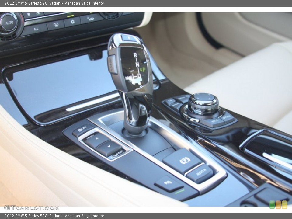 Venetian Beige Interior Transmission for the 2012 BMW 5 Series 528i Sedan #55922011