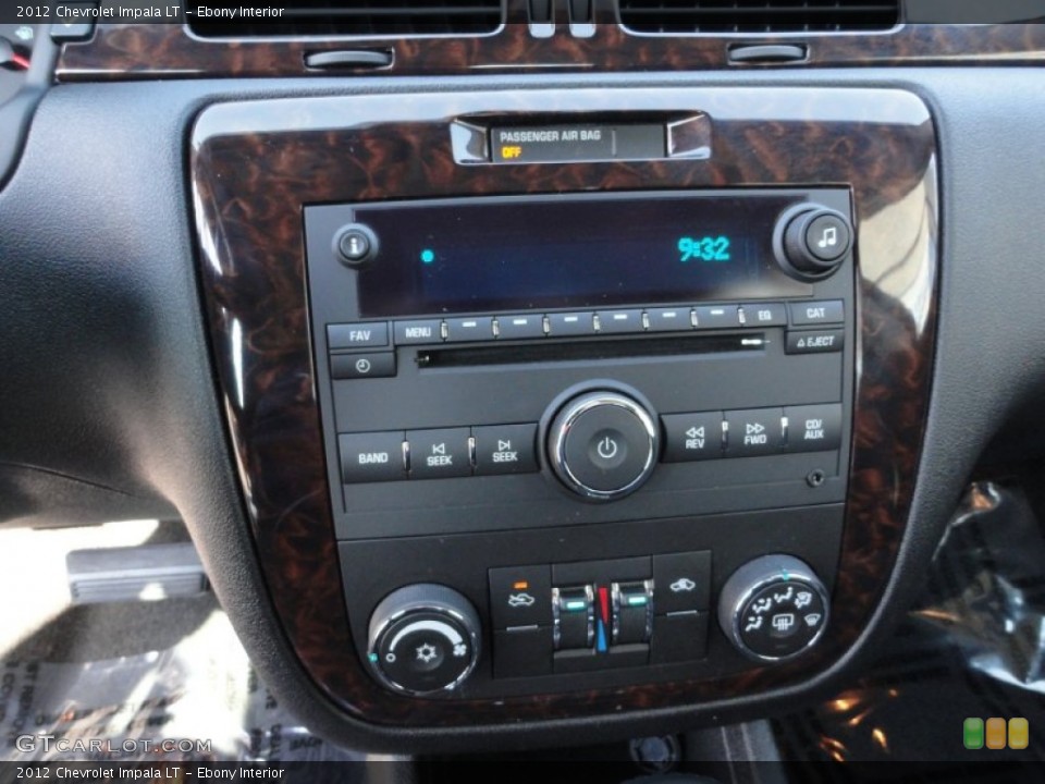 Ebony Interior Audio System for the 2012 Chevrolet Impala LT #55922361