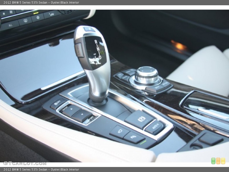 Oyster/Black Interior Transmission for the 2012 BMW 5 Series 535i Sedan #55922517