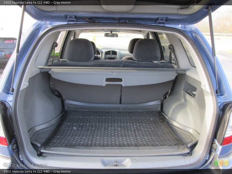 Gray Interior Trunk for the 2003 Hyundai Santa Fe GLS 4WD #55922973