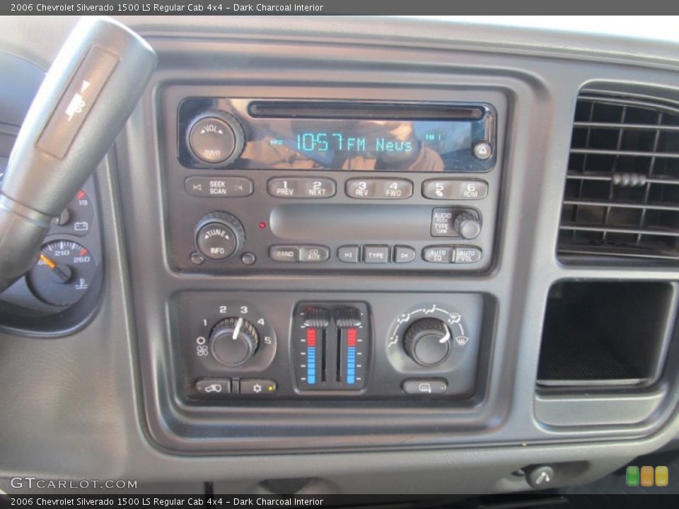 Dark Charcoal Interior Audio System for the 2006 Chevrolet Silverado 1500 LS Regular Cab 4x4 #55924038