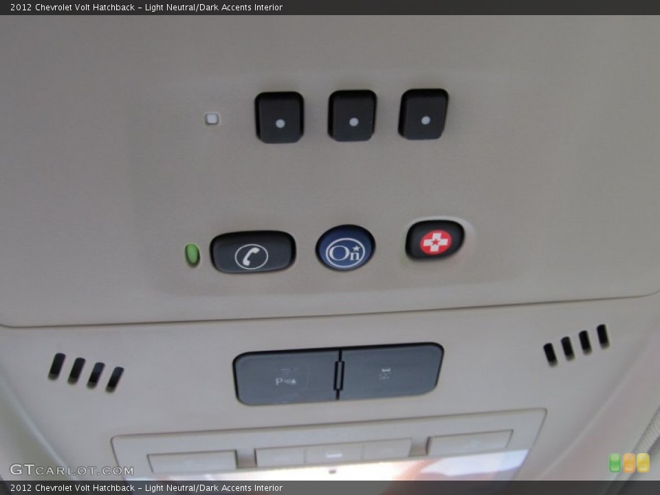 Light Neutral/Dark Accents Interior Controls for the 2012 Chevrolet Volt Hatchback #55924197