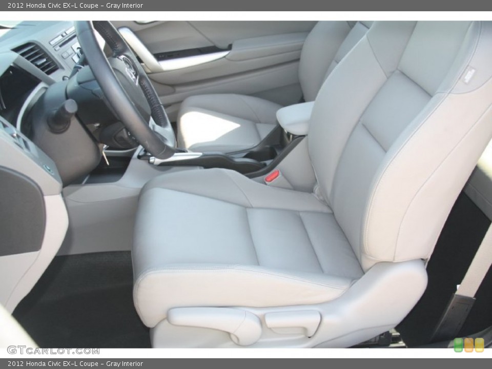 Gray Interior Photo for the 2012 Honda Civic EX-L Coupe #55925451