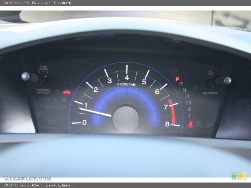 Gray Interior Gauges for the 2012 Honda Civic EX-L Coupe #55925607