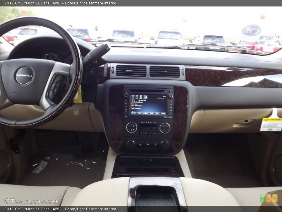 Cocoa/Light Cashmere Interior Dashboard for the 2012 GMC Yukon XL Denali AWD #55925815