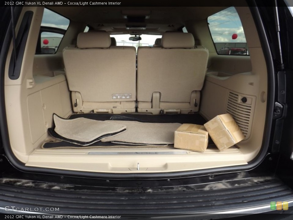 Cocoa/Light Cashmere Interior Trunk for the 2012 GMC Yukon XL Denali AWD #55925867
