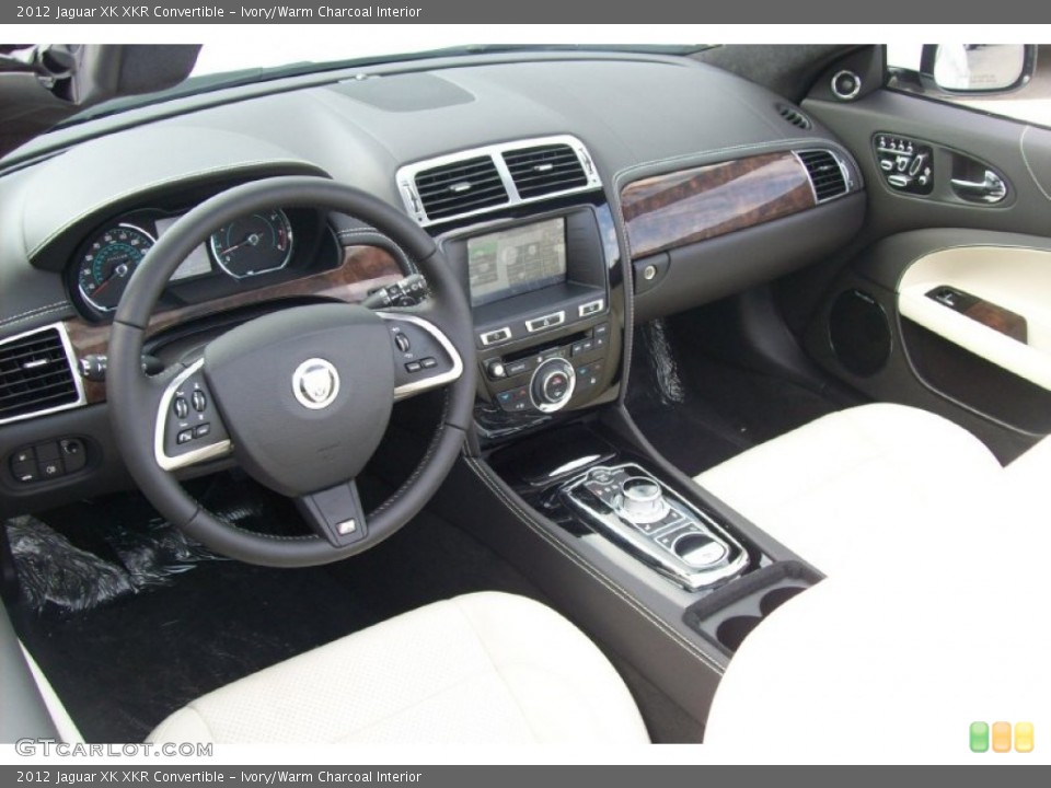 Ivory/Warm Charcoal Interior Photo for the 2012 Jaguar XK XKR Convertible #55928545