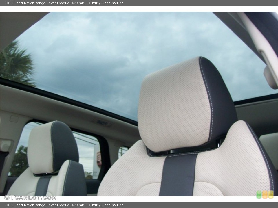 Cirrus/Lunar Interior Sunroof for the 2012 Land Rover Range Rover Evoque Dynamic #55928775