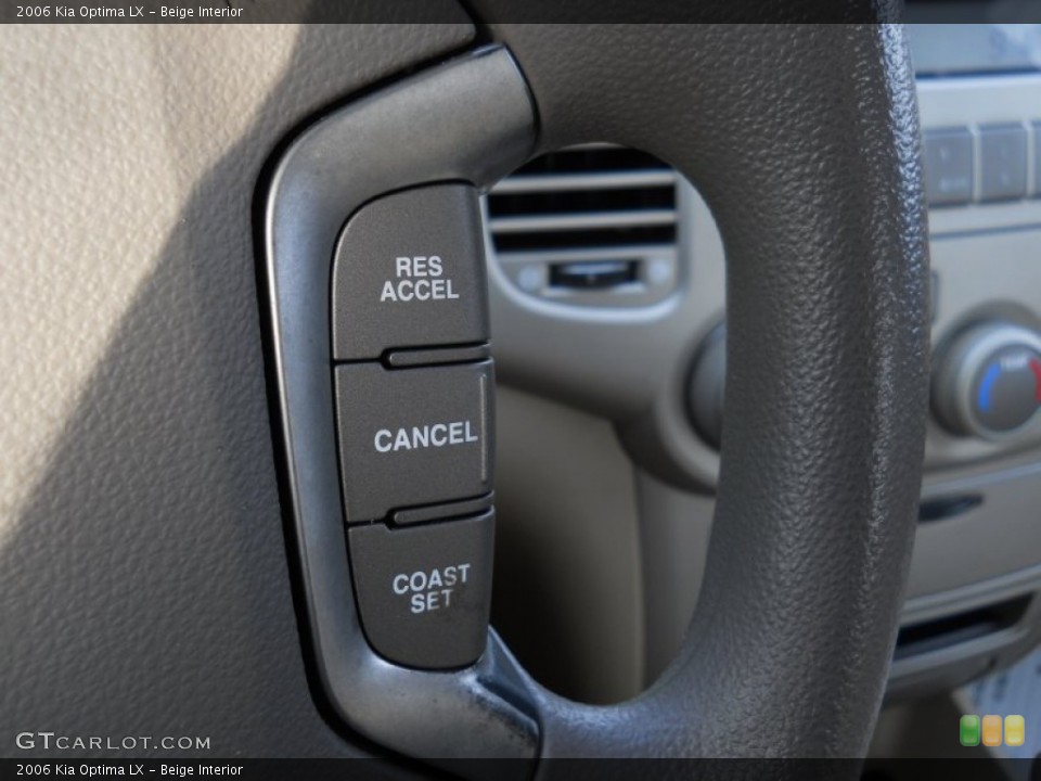 Beige Interior Controls for the 2006 Kia Optima LX #55928920